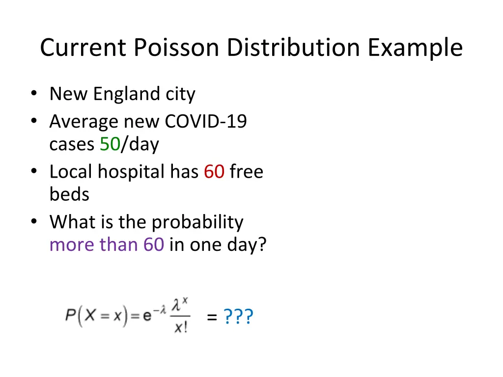 current poisson distribution example