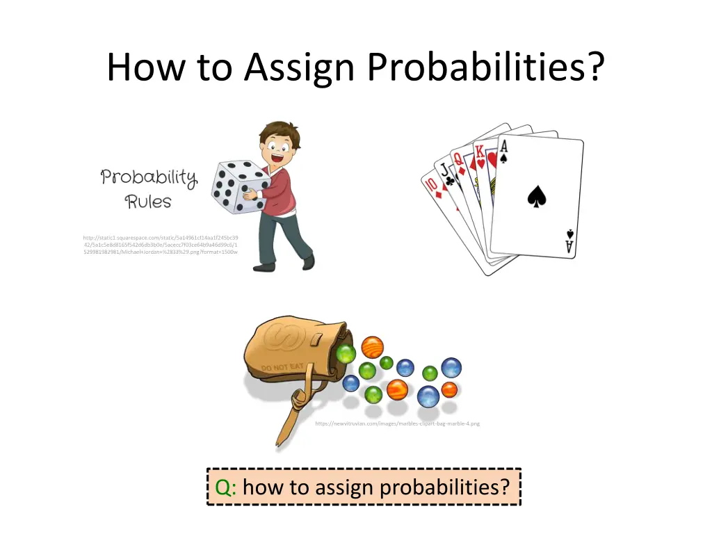 how to assign probabilities