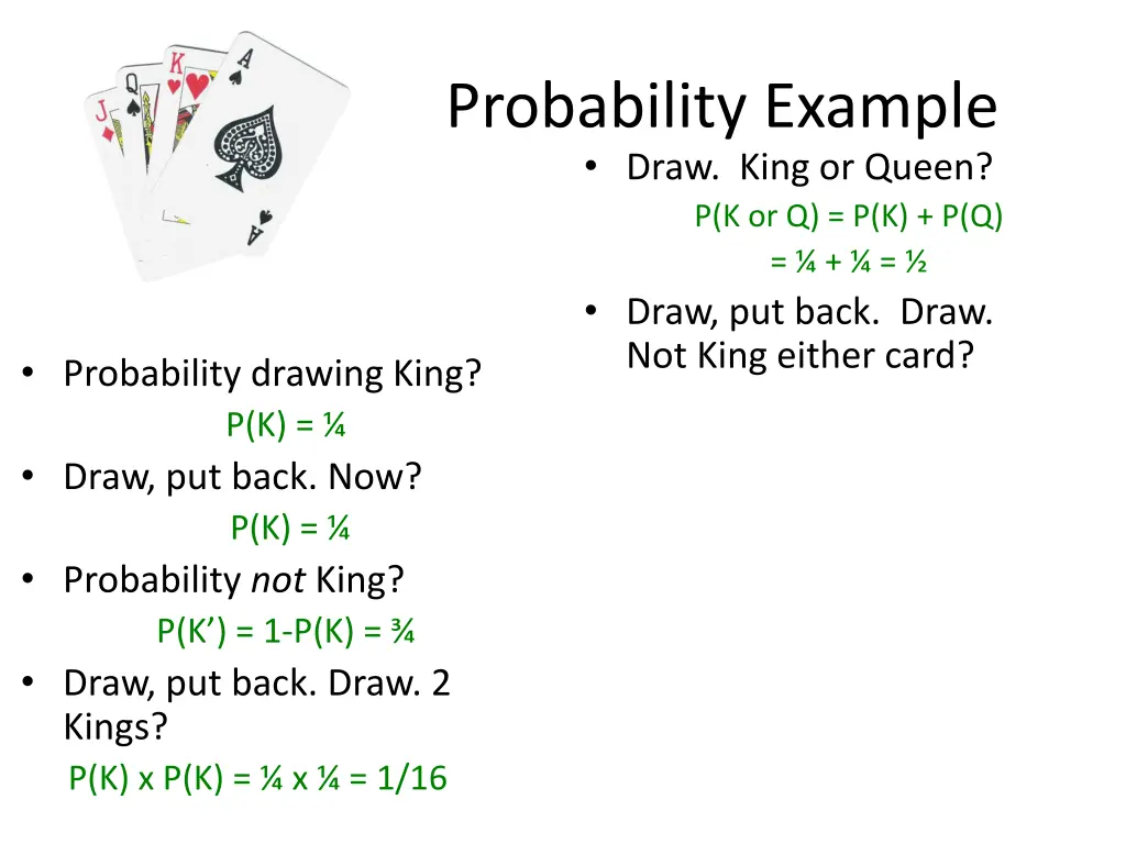 probability example draw king or queen 2