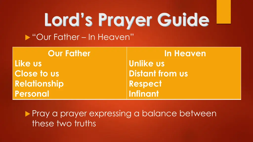 lord s prayer guide our father in heaven