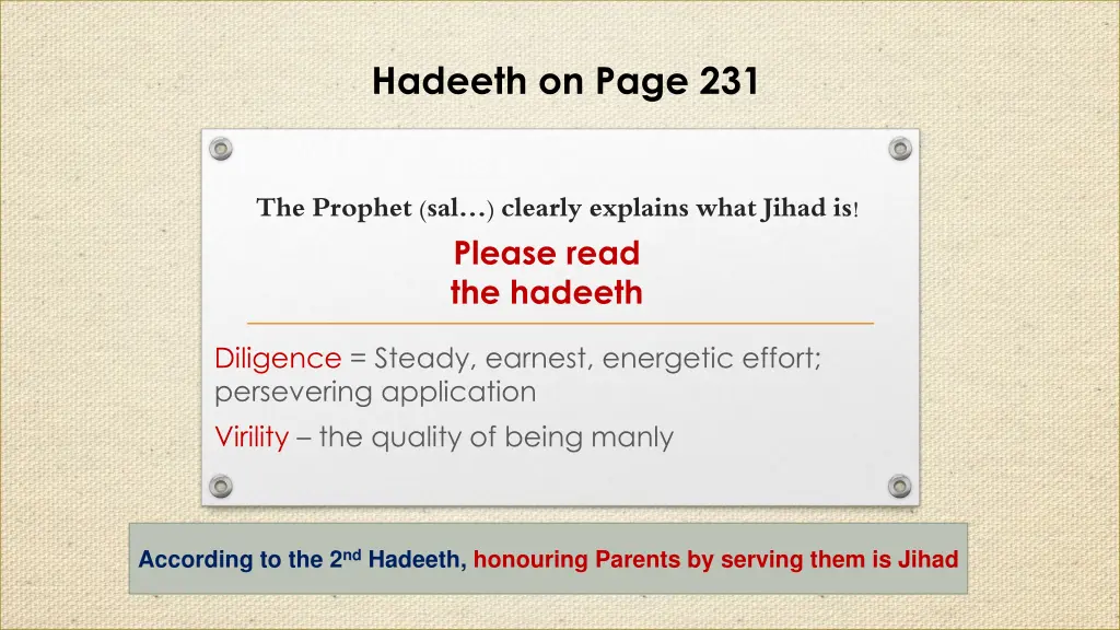 hadeeth on page 231