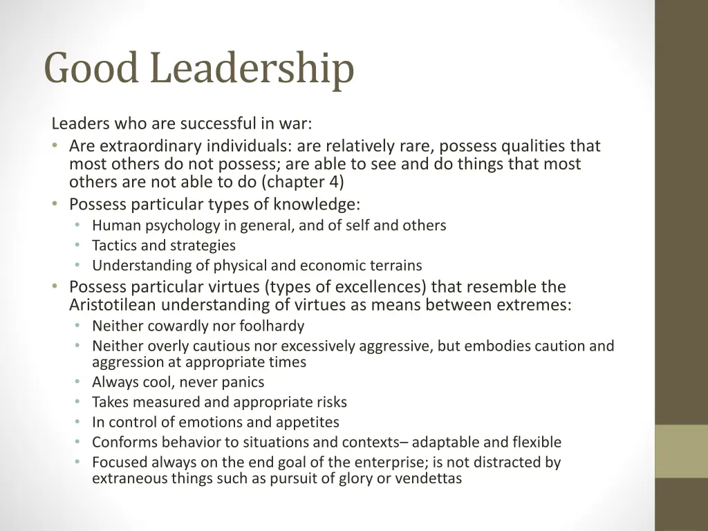 good leadership