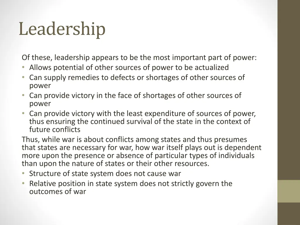 leadership