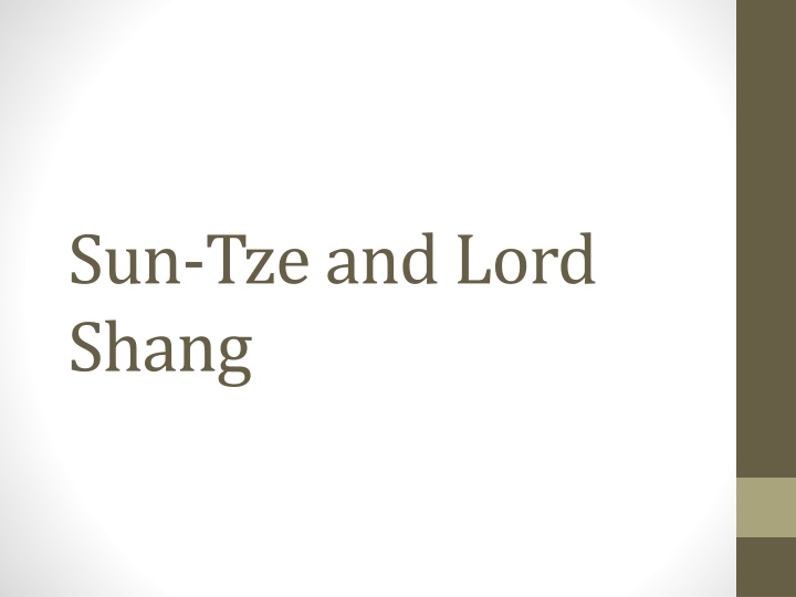 sun tzeand lord shang