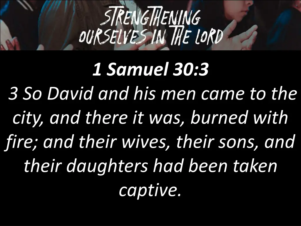 1 samuel 30 3