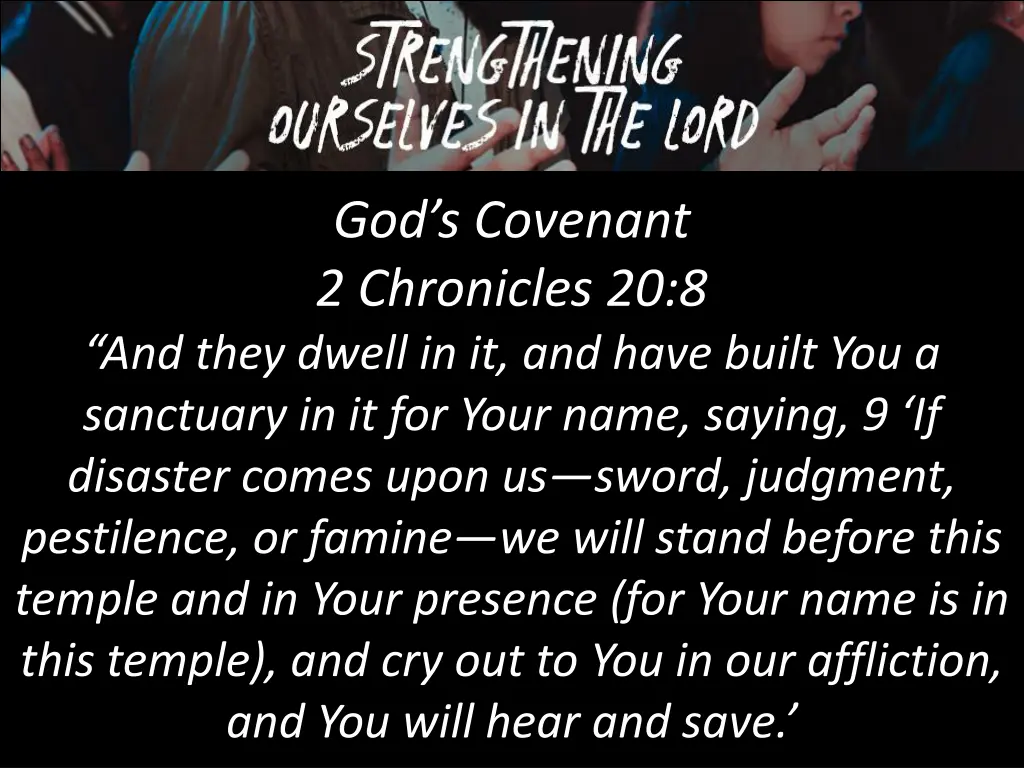 god s covenant 2 chronicles 20 8