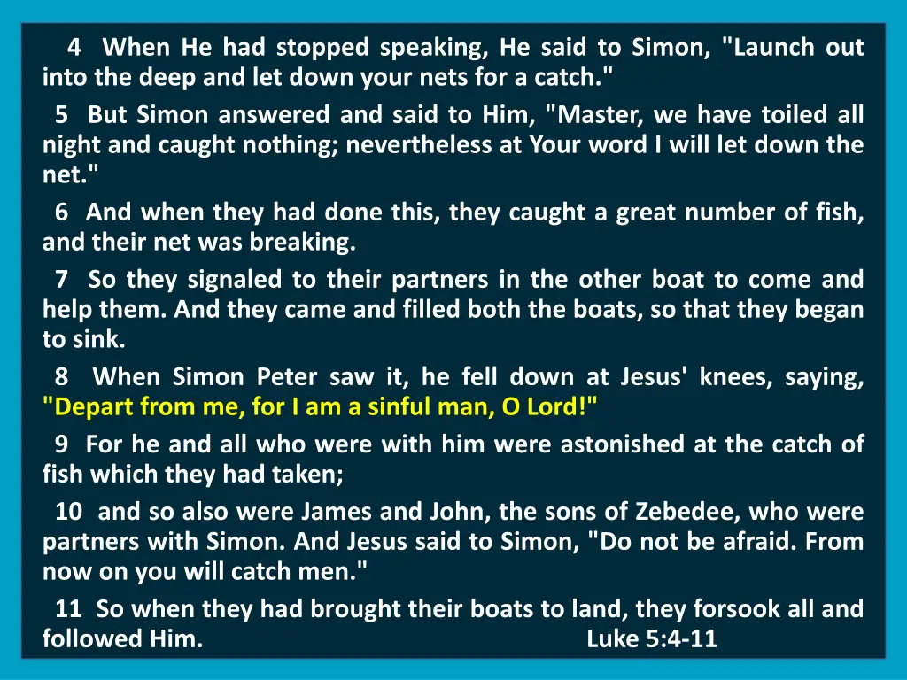 4 when he had stopped speaking he said to simon 4