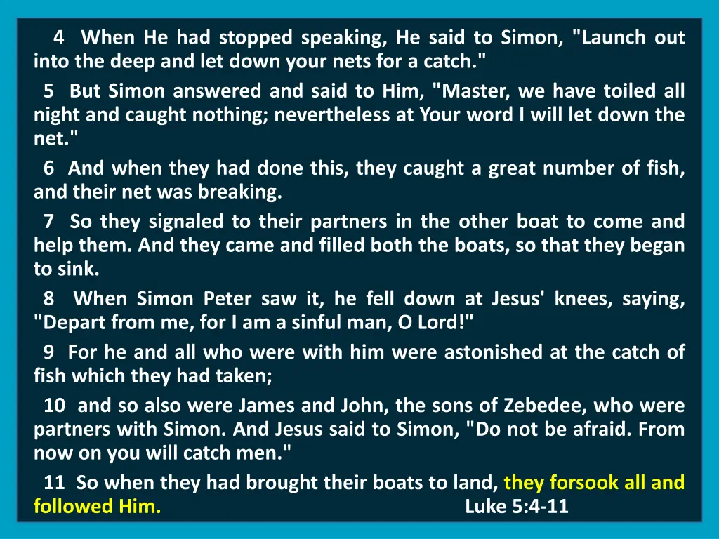 4 when he had stopped speaking he said to simon 5