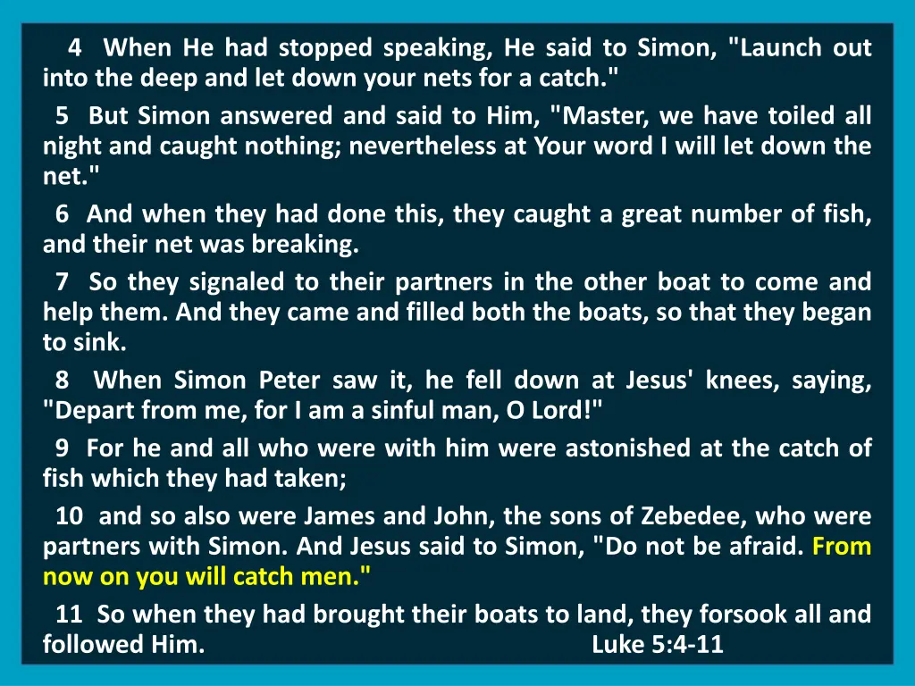 4 when he had stopped speaking he said to simon 6