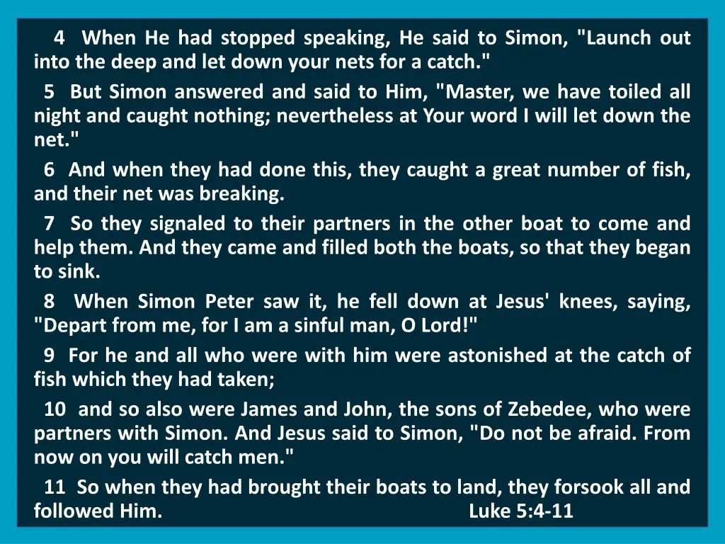 4 when he had stopped speaking he said to simon