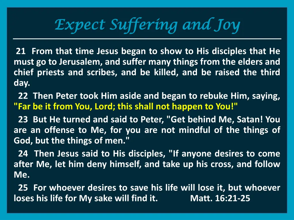 expect suffering and joy expect suffering and joy 1