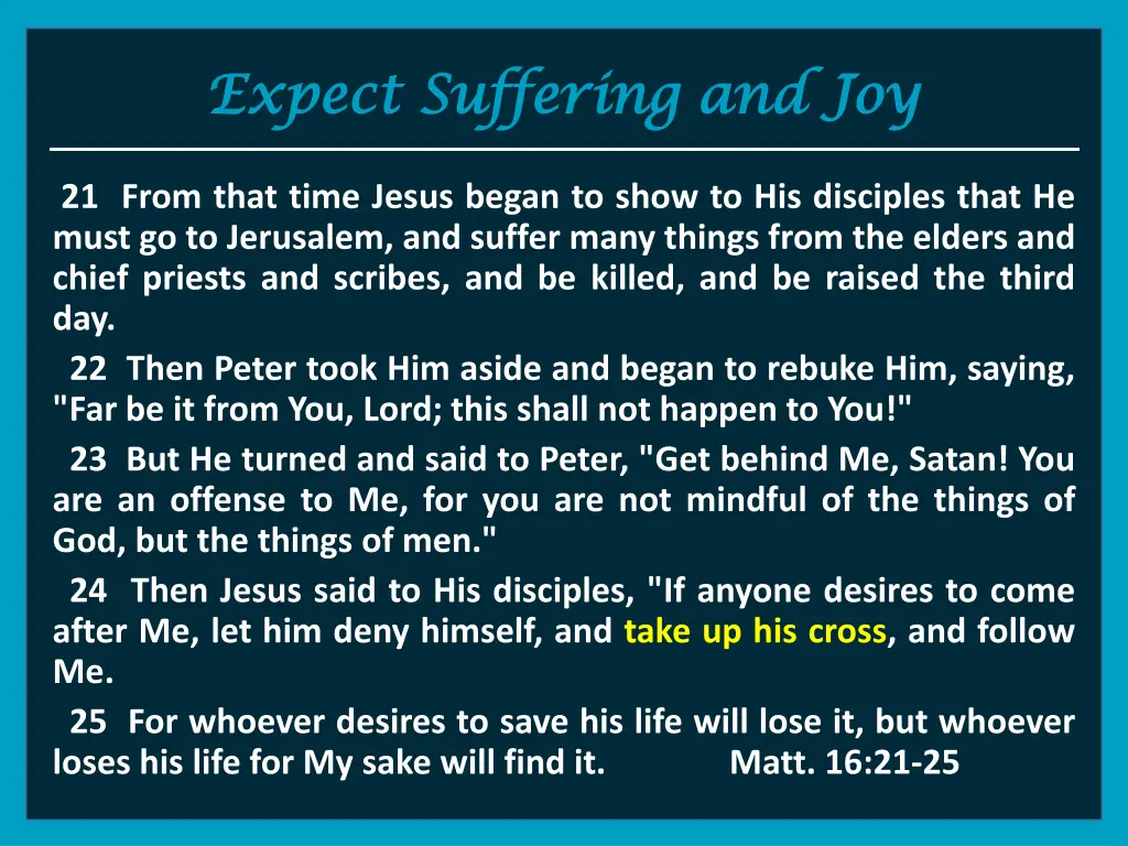 expect suffering and joy expect suffering and joy 5