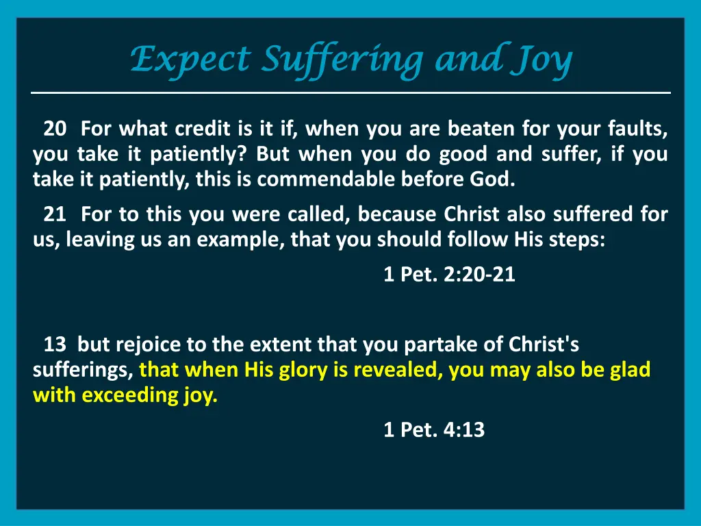 expect suffering and joy expect suffering and joy 9