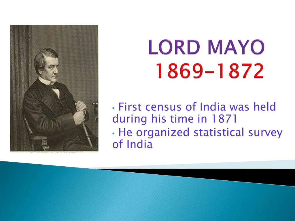 first census of india was held during his time