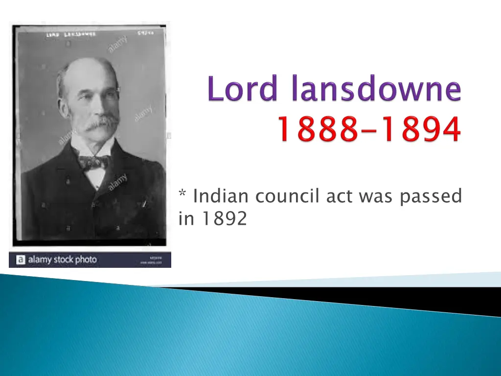 indian council act was passed in 1892