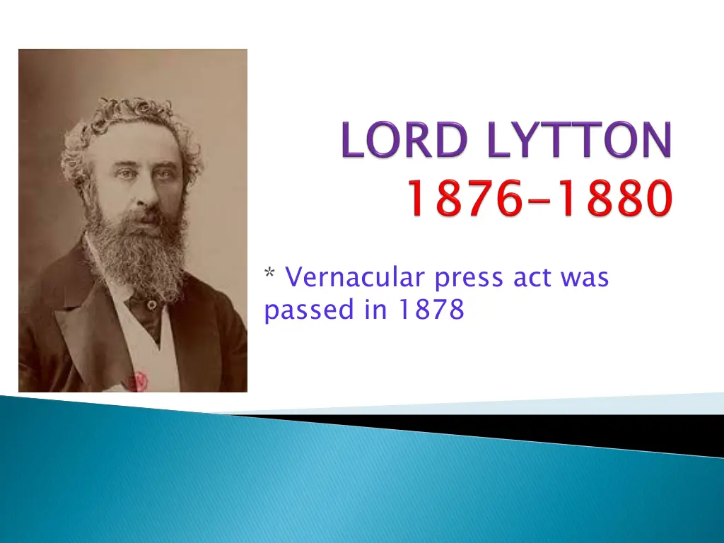 vernacular press act was passed in 1878