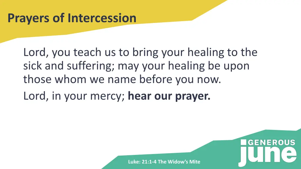 prayers of intercession 3