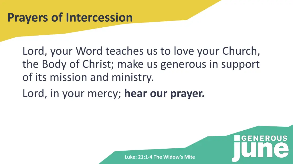 prayers of intercession 4