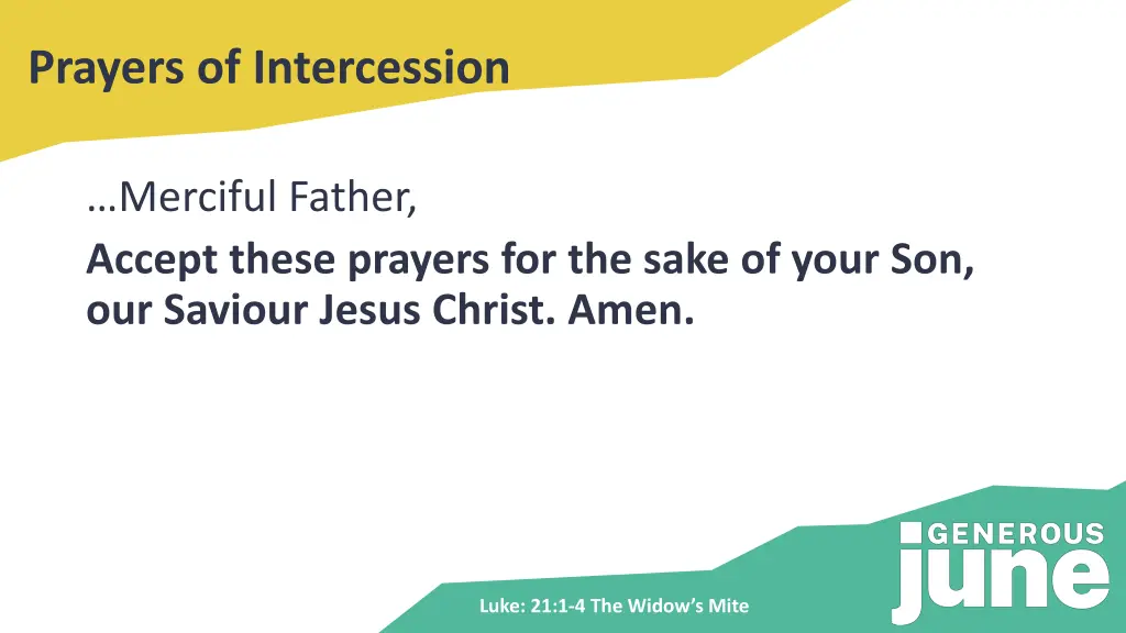 prayers of intercession 5