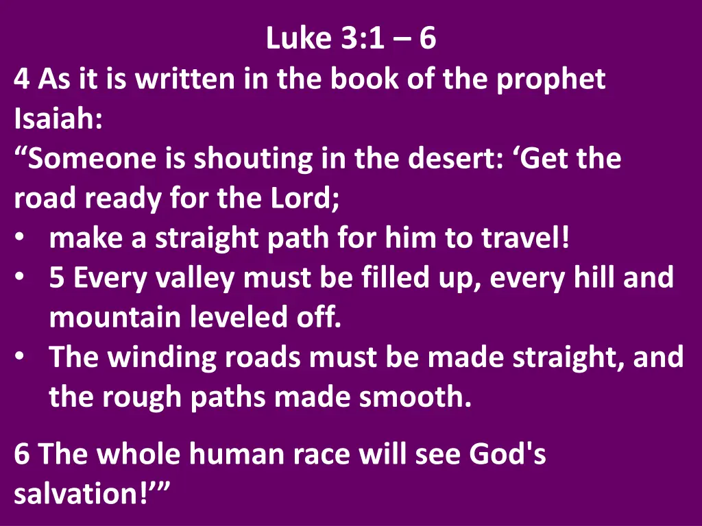 luke 3 1 6 2