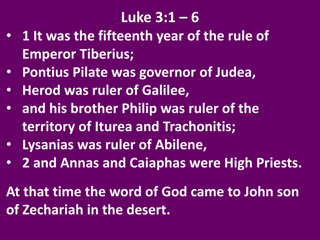 luke 3 1 6