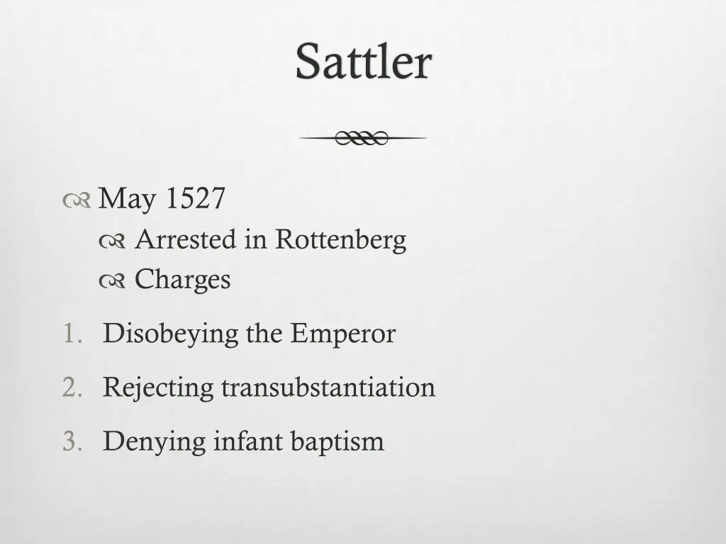 sattler 8