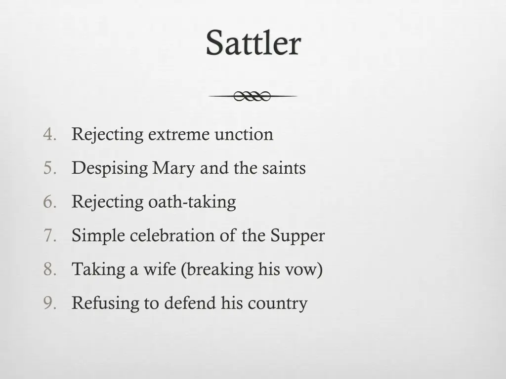 sattler 9