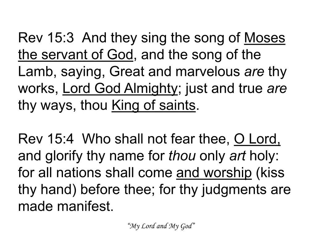 rev 15 3 and they sing the song of moses