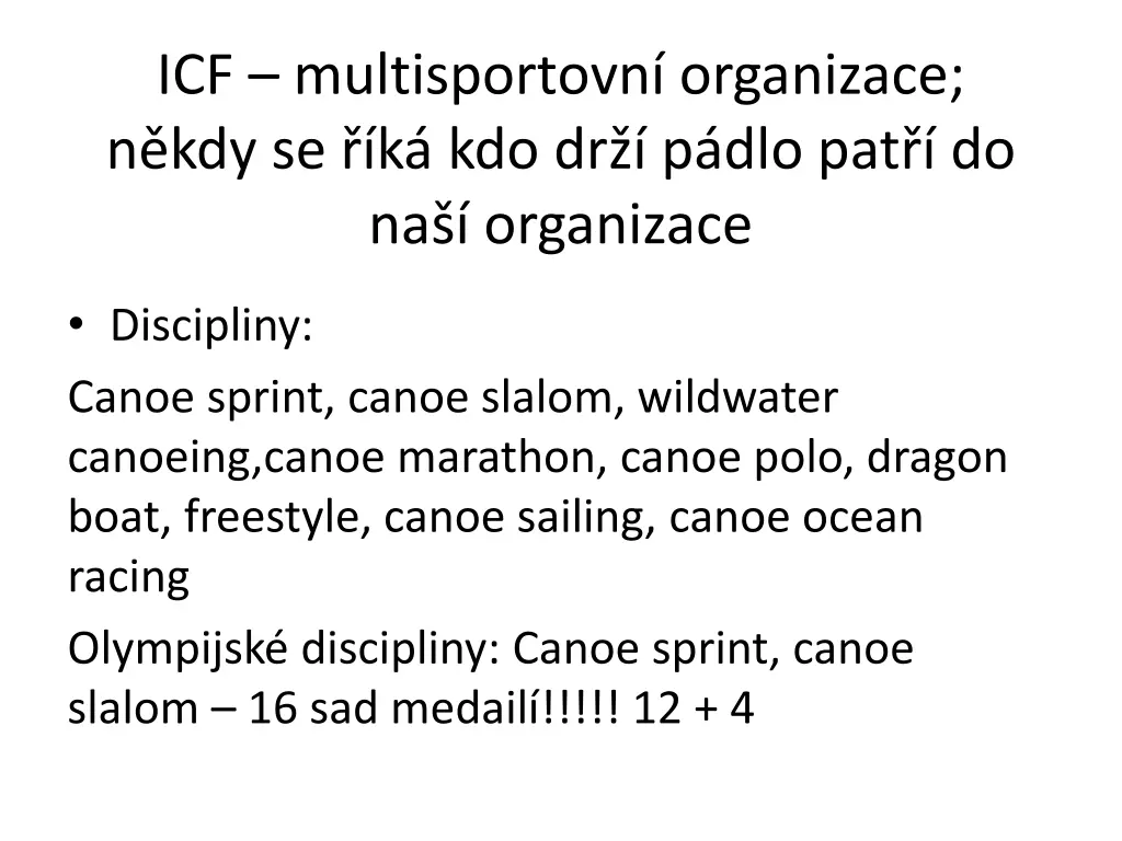 icf multisportovn organizace