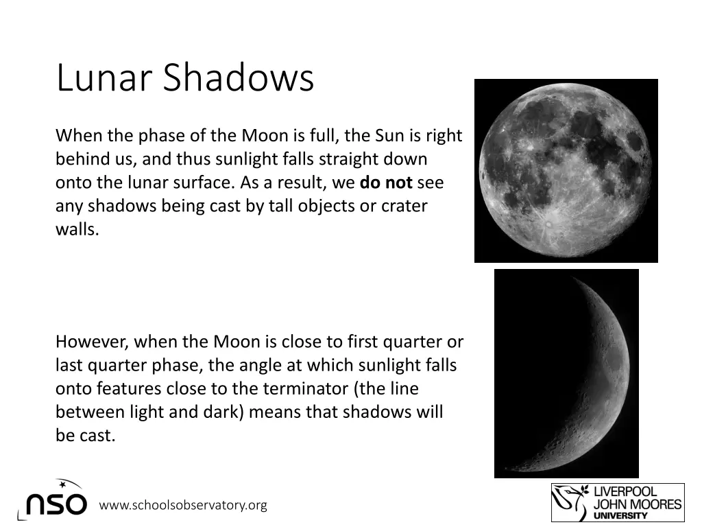 lunar shadows