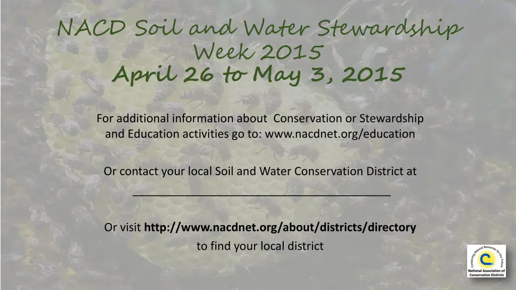 nacd soil and water stewardship week 2015 april