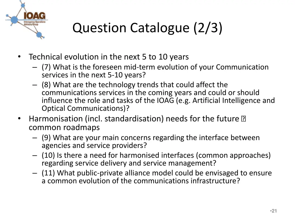 question catalogue 2 3