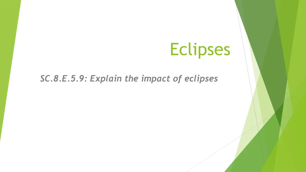 eclipses