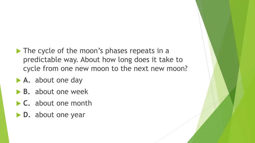 the cycle of the moon s phases repeats