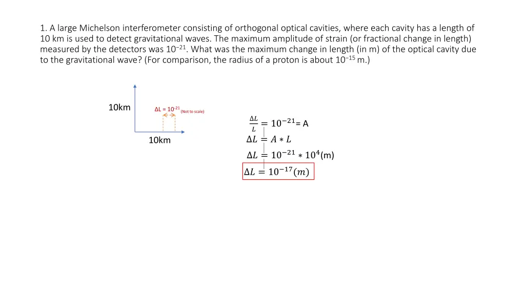 1 a large michelson interferometer consisting