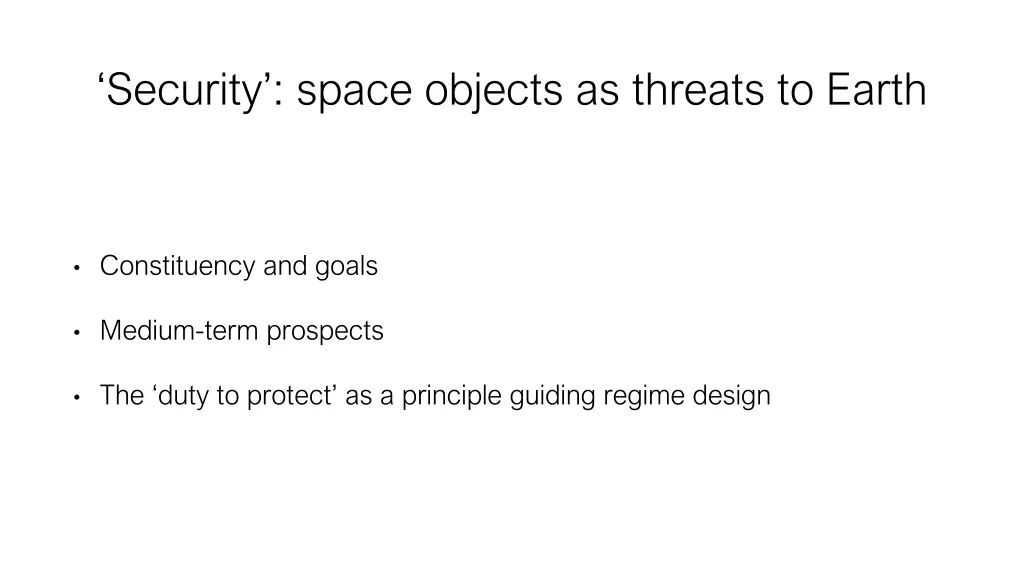 security space objects as threats to earth