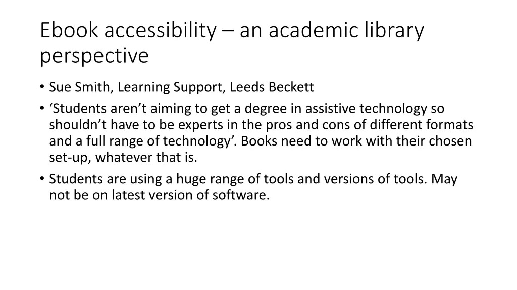 ebook accessibility an academic library