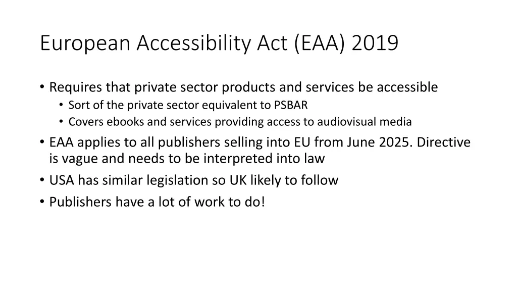 european accessibility act eaa 2019