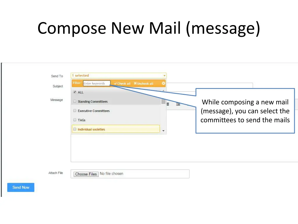 compose new mail message