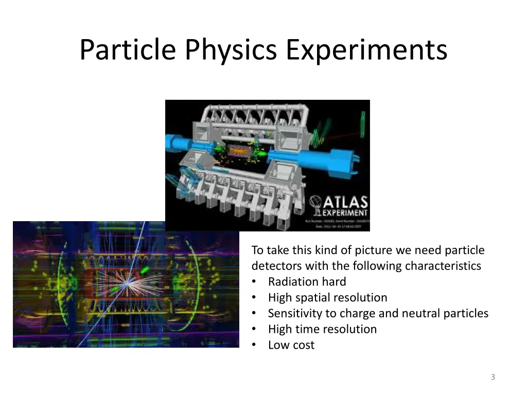 particle physics experiments