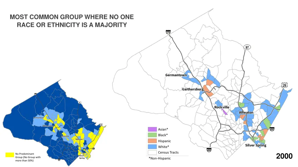 most common group where no one race or ethnicity 1