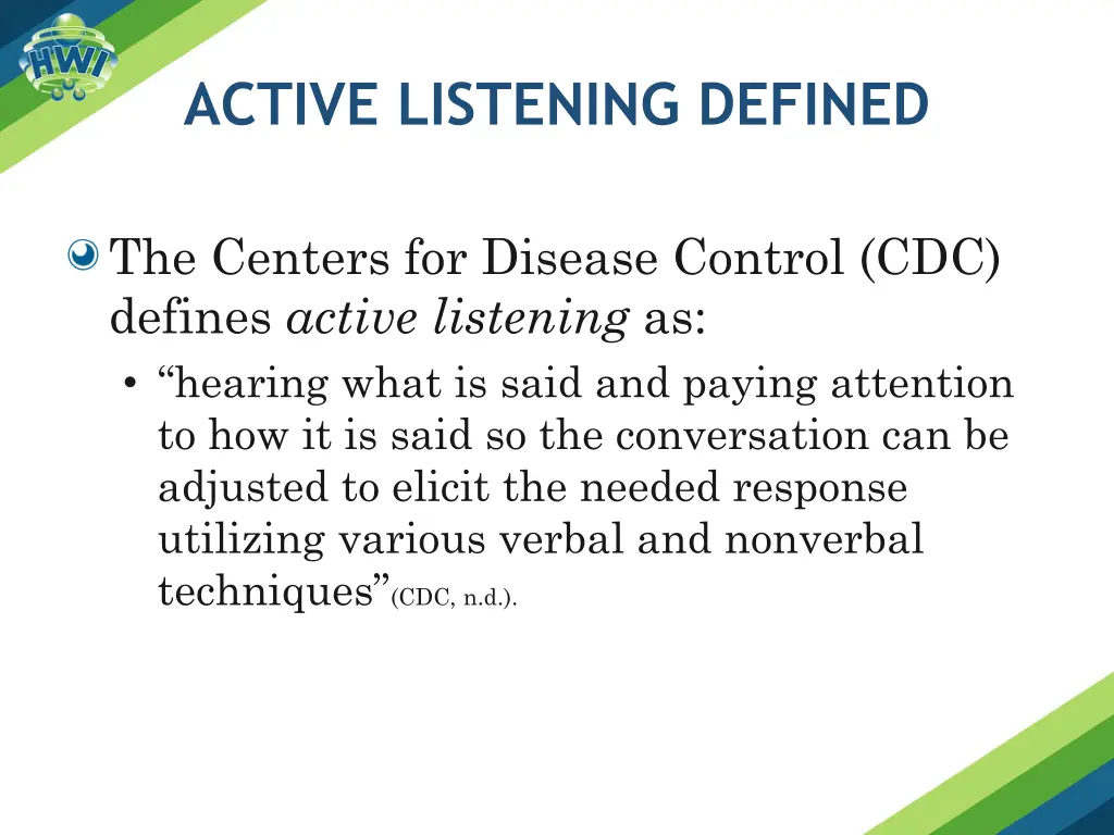 active listening defined