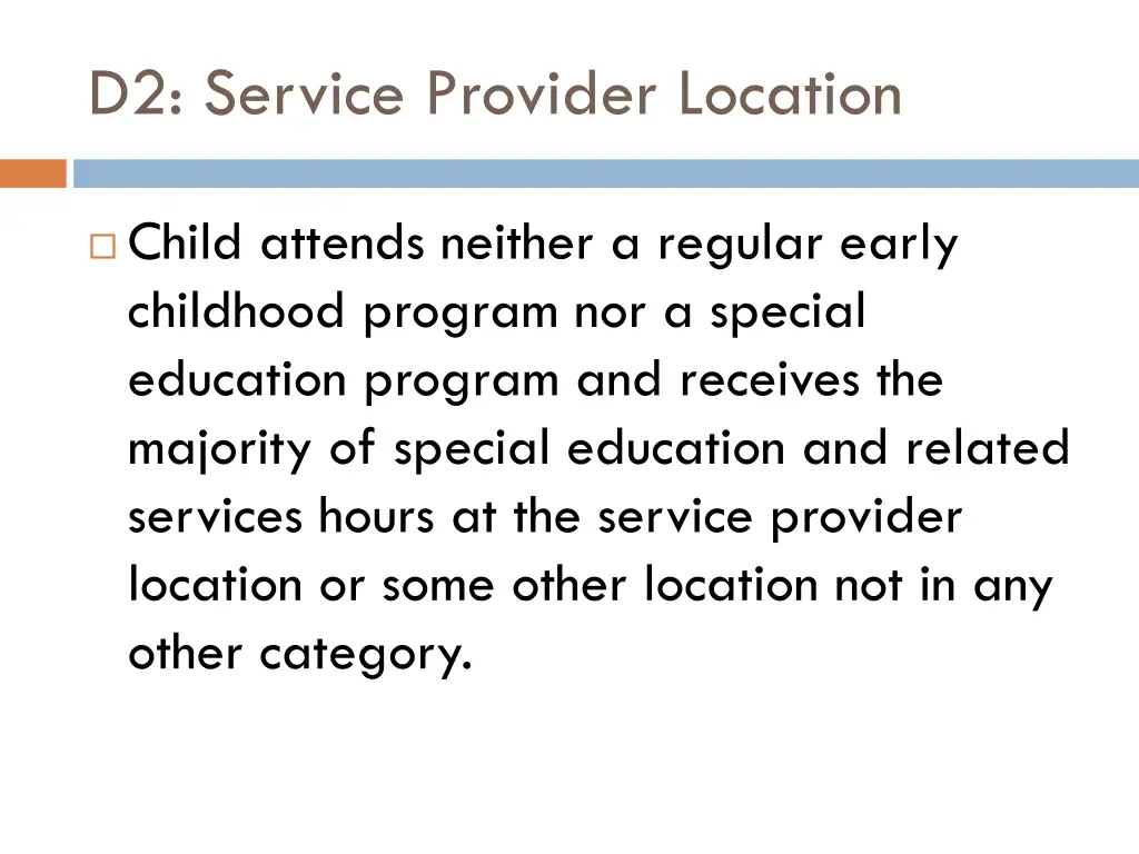 d2 service provider location