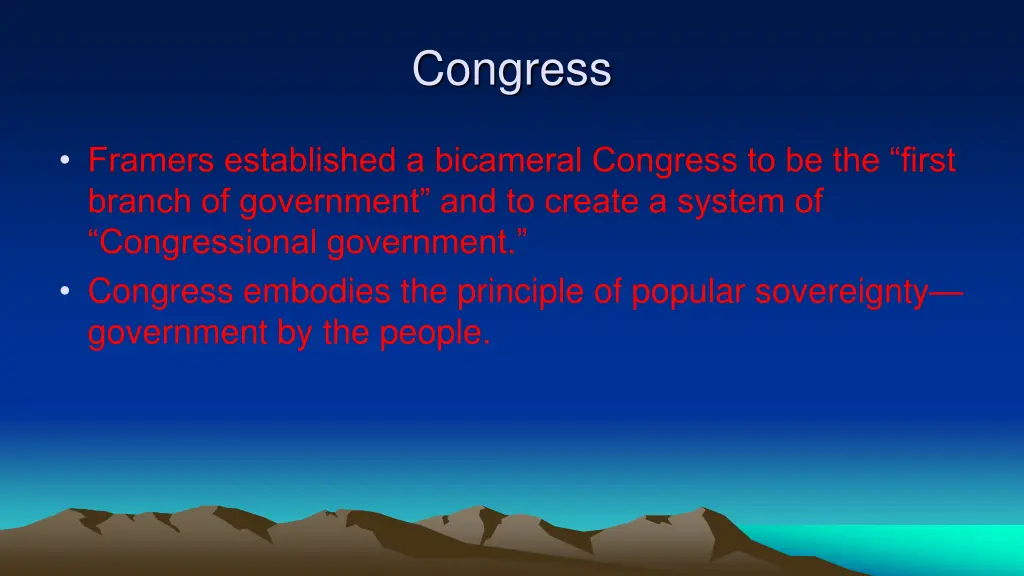 congress 1