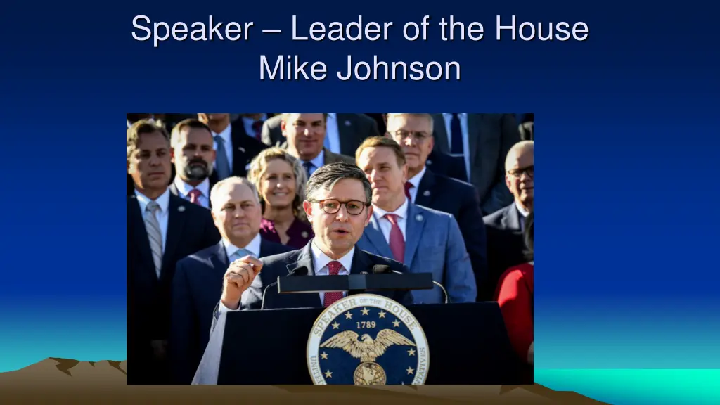 speaker leader of the house mike johnson