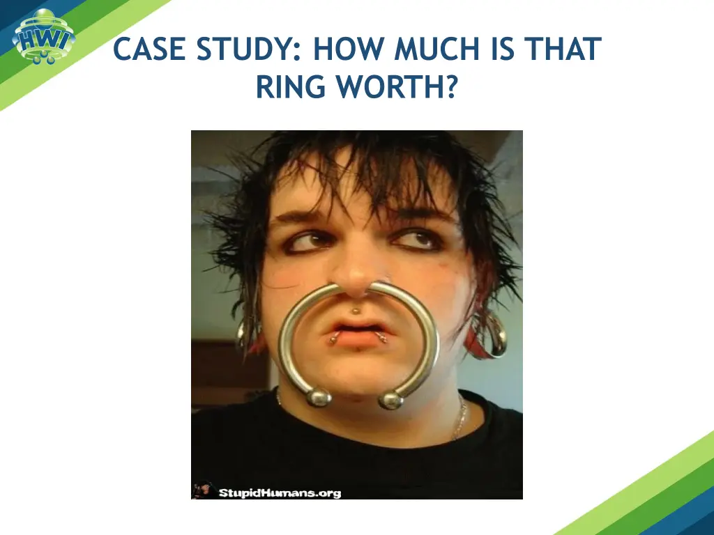 case study how much is that ring worth