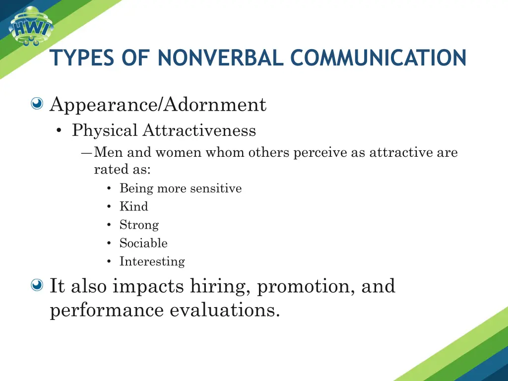 types of nonverbal communication 3