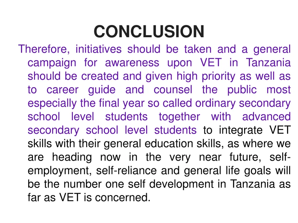 conclusion 1