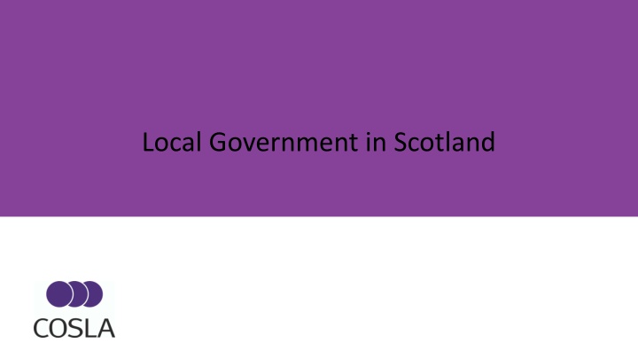 local government in scotland