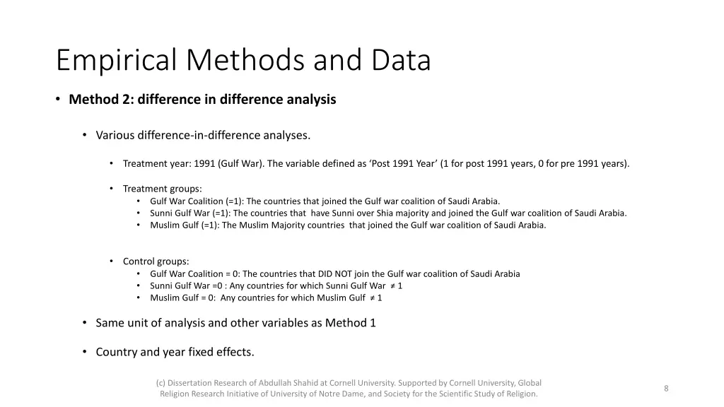 empirical methods and data 1